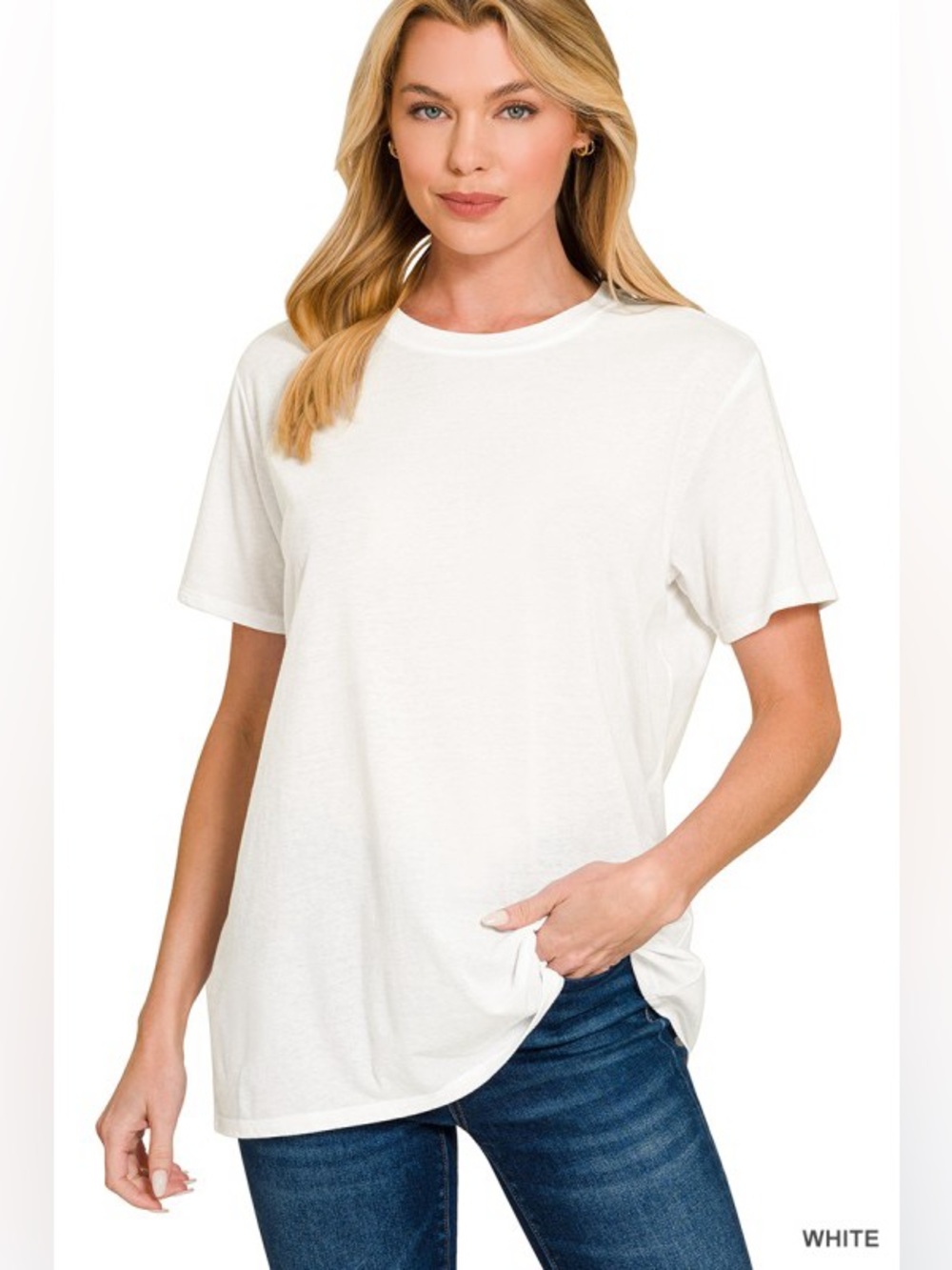 Women’s Classic Crewneck Tee - White